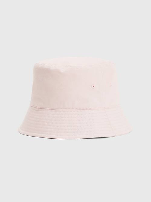 Tommy Hilfiger Essential Organic Cotton Bucket Ženske Kapa Roza | TH704QFW