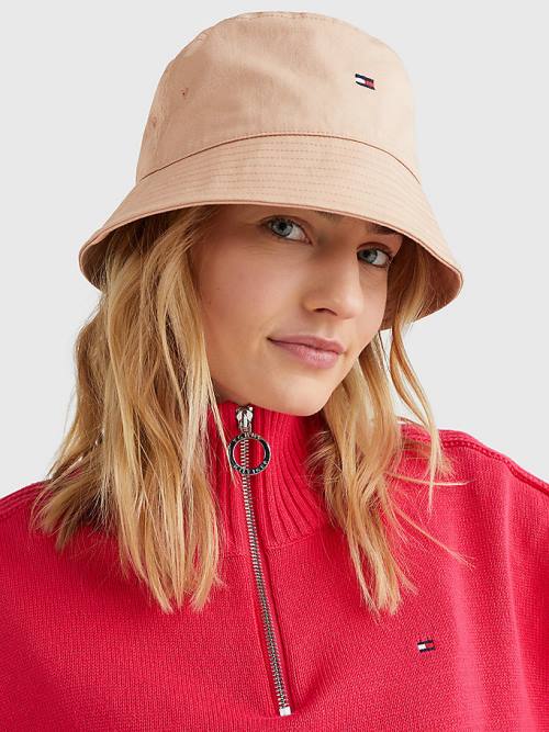 Tommy Hilfiger Essential Organic Cotton Bucket Ženske Kapa Bež | TH793XGW