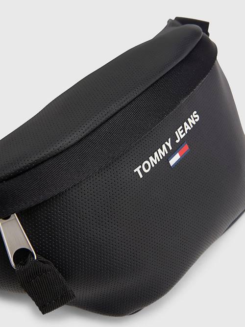 Tommy Hilfiger Essential Perforated Bumbag Moški Torbice Črna | TH045DJQ