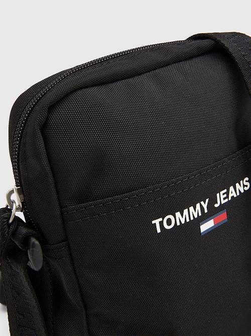 Tommy Hilfiger Essential Reporter Crossover Moški Torbice Črna | TH598HIX