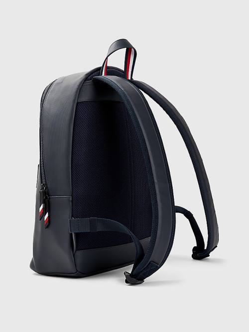 Tommy Hilfiger Essential Signature Backpack Moški Torbice Modra | TH236KVZ