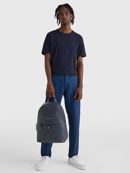 Tommy Hilfiger Essential Signature Backpack Moški Torbice Modra | TH236KVZ