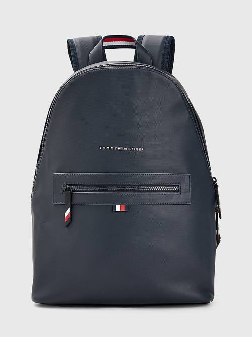 Tommy Hilfiger Essential Signature Backpack Moški Torbice Modra | TH236KVZ