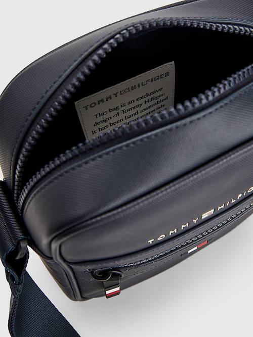 Tommy Hilfiger Essential Small Reporter Moški Torbice Modra | TH924CHT