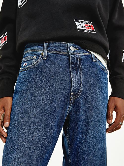 Tommy Hilfiger Ethan Relaxed Straight Moški Kavbojke Denim | TH734FWB