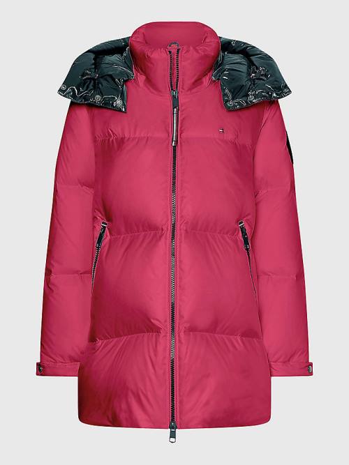 Tommy Hilfiger Gloss Matte Down Puffer Ženske Jakne Vijolična | TH157HYQ