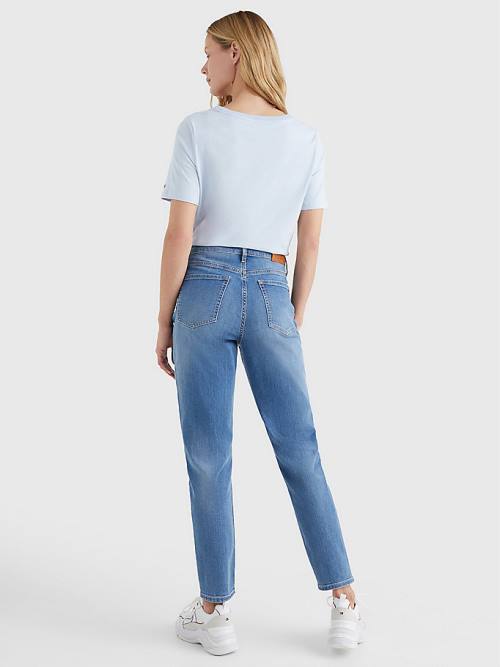 Tommy Hilfiger Gramercy Mom High Rise Tapered Ženske Kavbojke Denim | TH793ECN