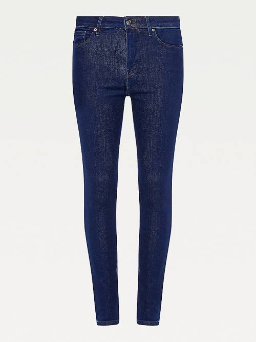 Tommy Hilfiger Harlem High Rise Super Skinny Ženske Kavbojke Denim | TH341LWP