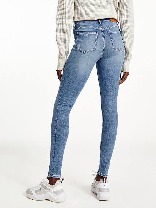 Tommy Hilfiger Harlem High Rise Super Skinny Ženske Kavbojke Denim | TH574OIY