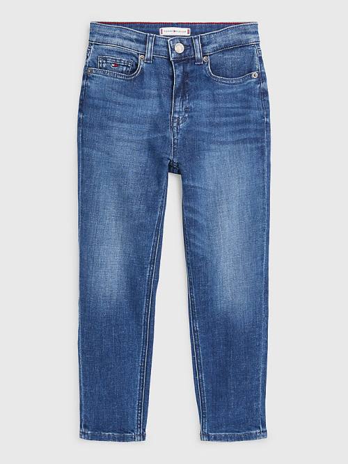 Tommy Hilfiger High Rise Tapered Dekleta Kavbojke Denim | TH638ZXF