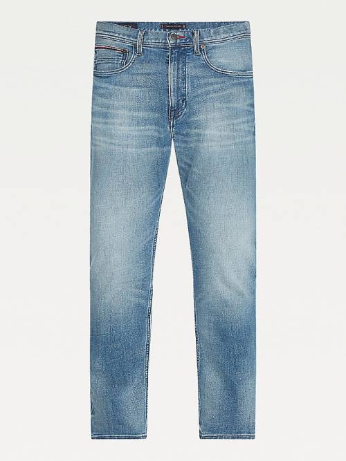 Tommy Hilfiger Houston Tapered Faded Moški Kavbojke Denim | TH821BYN