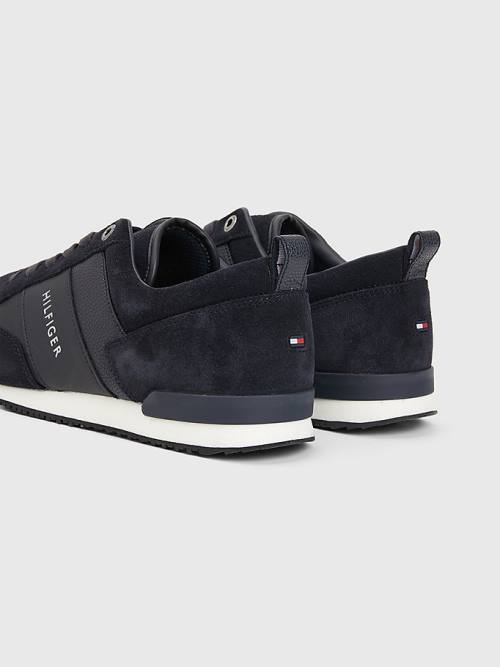 Tommy Hilfiger Iconic Lace-Up Moški Superge Modra | TH613BCU