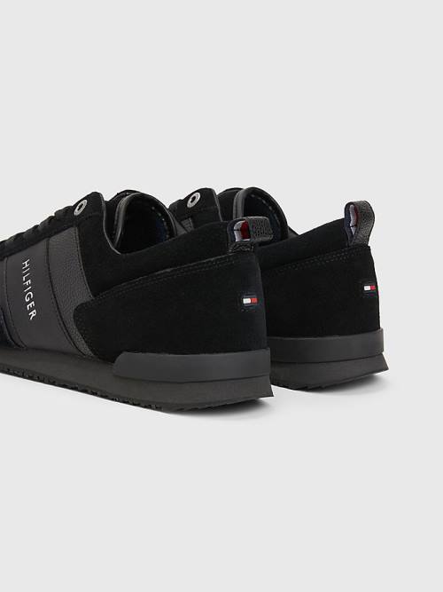 Tommy Hilfiger Iconic Lace-Up Moški Superge Črna | TH653IFV