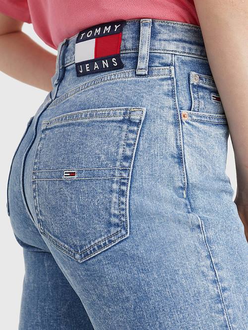 Tommy Hilfiger Julie Ultra High Rise Straight Ženske Kavbojke Denim | TH427NYJ