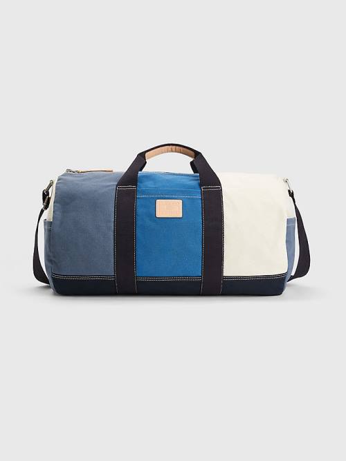 Tommy Hilfiger Large Canvas Duffle Moški Torbice Modra | TH742FDG