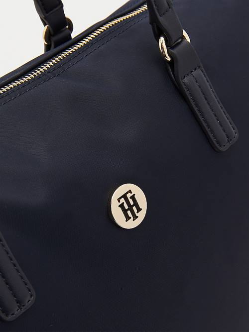 Tommy Hilfiger Large Recycled Tote Ženske Torbice Modra | TH487KYC