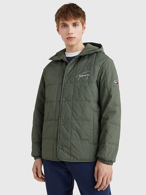 Tommy Hilfiger Lightweight Quilted Moški Jakne Zelena | TH709XBG