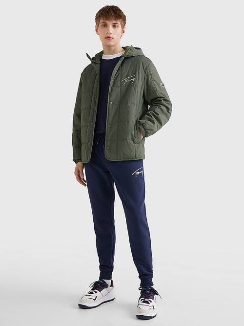 Tommy Hilfiger Lightweight Quilted Moški Jakne Zelena | TH709XBG