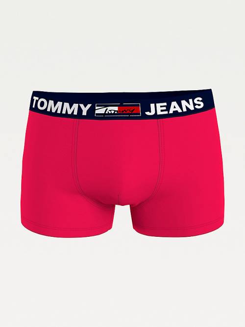 Tommy Hilfiger Logo Waistband Trunks Moški Spodnje Perilo Roza | TH168UCT