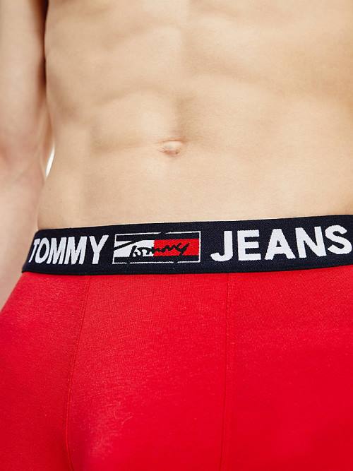 Tommy Hilfiger Logo Waistband Trunks Moški Spodnje Perilo Rdeča | TH975ILW