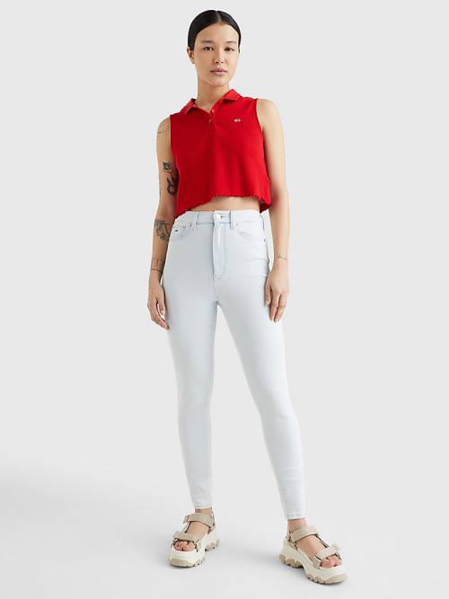 Tommy Hilfiger Melany Ultra High Rise Super Skinny Ženske Kavbojke Denim | TH197ZSK