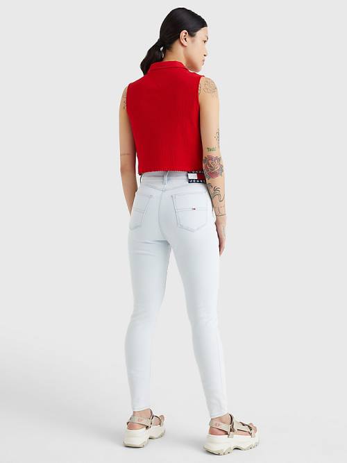 Tommy Hilfiger Melany Ultra High Rise Super Skinny Ženske Kavbojke Denim | TH197ZSK