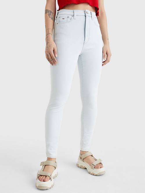 Tommy Hilfiger Melany Ultra High Rise Super Skinny Ženske Kavbojke Denim | TH197ZSK