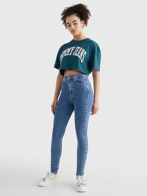 Tommy Hilfiger Melany Ultra High Rise Super Skinny Ženske Kavbojke Denim | TH503MFE