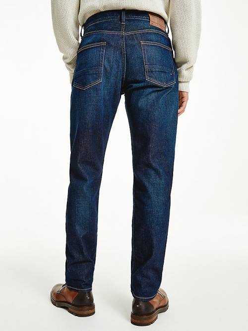 Tommy Hilfiger Mercer Straight Faded Moški Kavbojke Denim | TH217ZGU