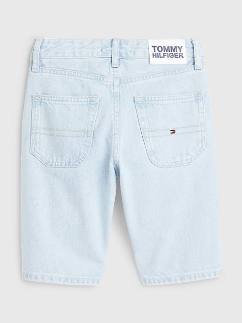 Tommy Hilfiger Modern Straight Bleach Denim Shorts Fantje Hlače Denim | TH085BAS