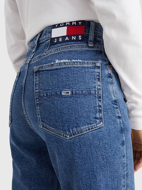 Tommy Hilfiger Mom Ultra High Rise Tapered Ženske Kavbojke Denim | TH189ZVO