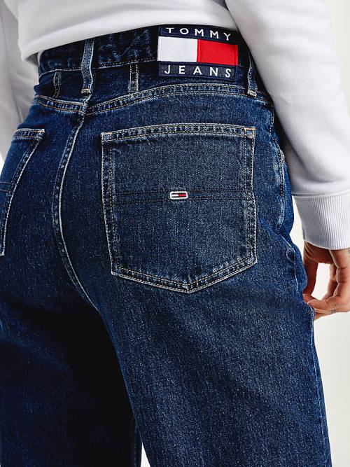 Tommy Hilfiger Mom Ultra High Rise Tapered Ženske Kavbojke Denim | TH461JAV