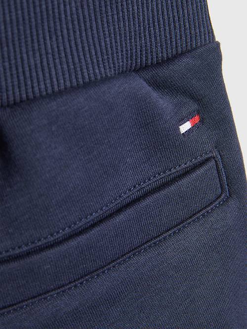 Tommy Hilfiger Multi Logo Drawstring Sweat Shorts Fantje Hlače Modra | TH689HBO