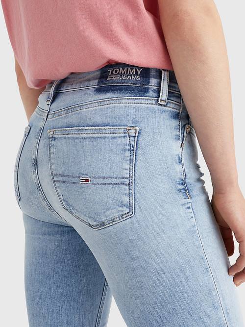 Tommy Hilfiger Nora Mid Rise Skinny Ankle Ženske Kavbojke Denim | TH805CKW