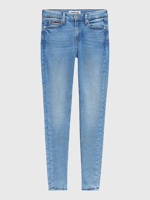 Tommy Hilfiger Nora Mid Rise Skinny Faded Ženske Kavbojke Denim | TH306IQA