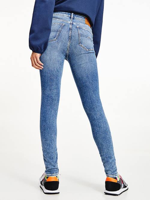 Tommy Hilfiger Nora Mid Rise Skinny Fit Ženske Kavbojke Denim | TH674OYM