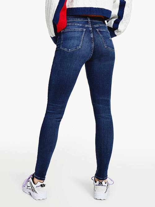 Tommy Hilfiger Nora Mid Rise Skinny Ženske Kavbojke Denim | TH360WEX