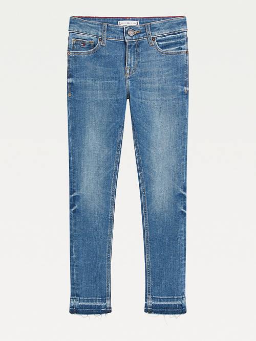 Tommy Hilfiger Nora Skinny Let Down Hem Dekleta Kavbojke Denim | TH825ONJ