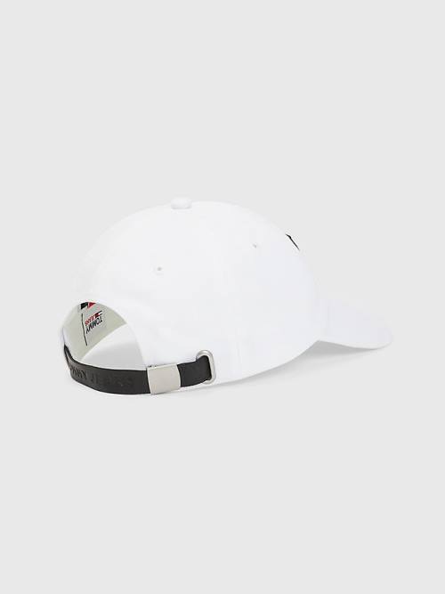 Tommy Hilfiger Organic Cotton Cap Ženske Kapa Bela | TH130TLO