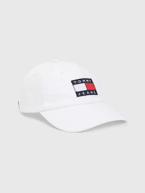 Tommy Hilfiger Organic Cotton Cap Ženske Kapa Bela | TH130TLO