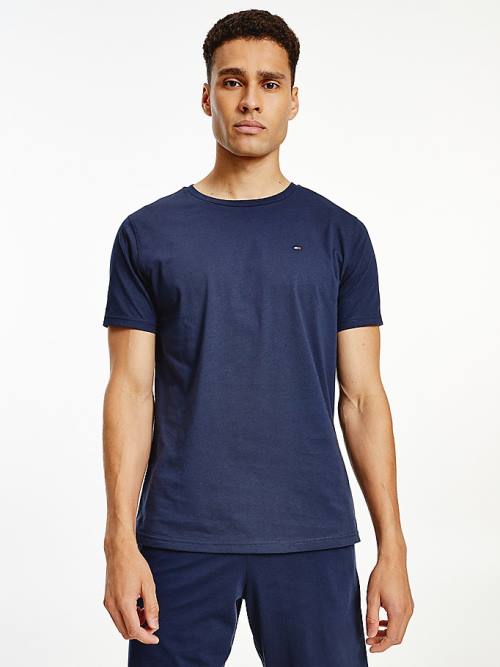 Tommy Hilfiger Organic Cotton Moški Pižama Modra | TH710HFK