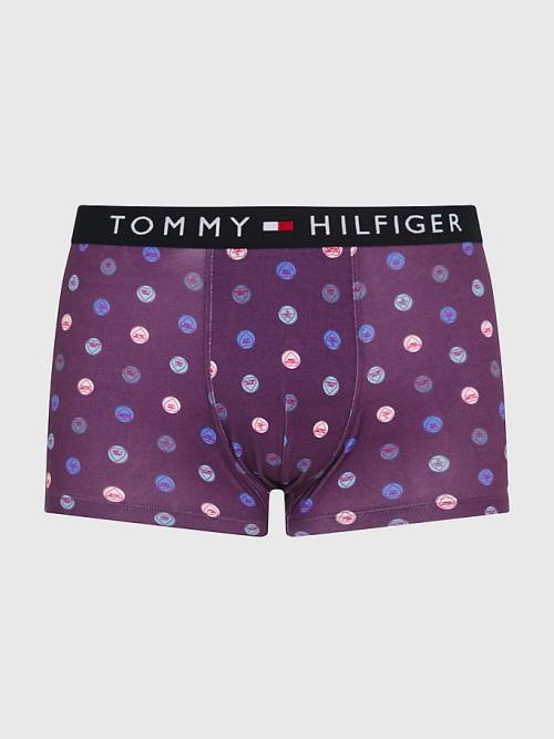 Tommy Hilfiger Original All-Over Print Trunks Moški Spodnje Perilo Bež | TH857CGE