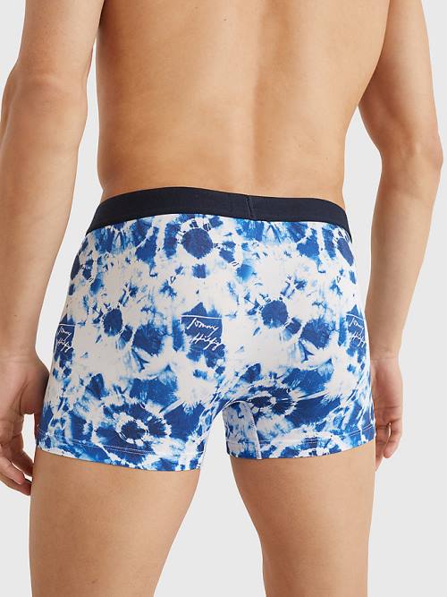 Tommy Hilfiger Original Stretch Microfibre Print Trunks Moški Spodnje Perilo Bež | TH984QOX