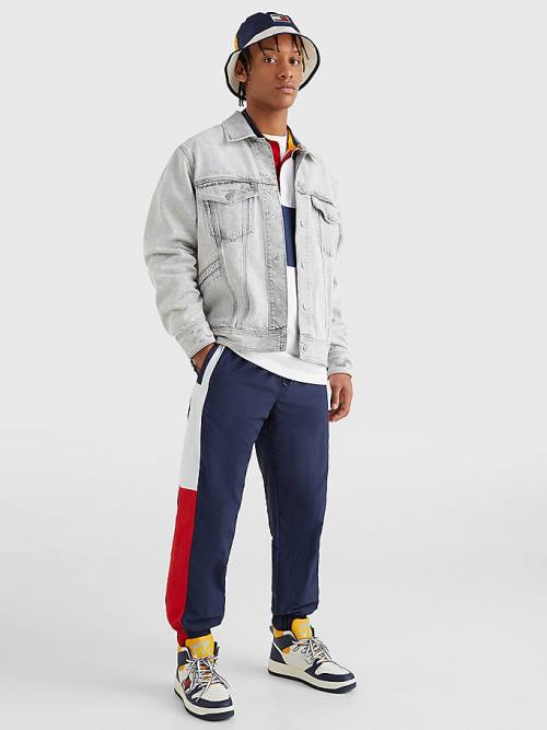 Tommy Hilfiger Oversized Rigid Denim Moški Jakne Denim | TH597PUK