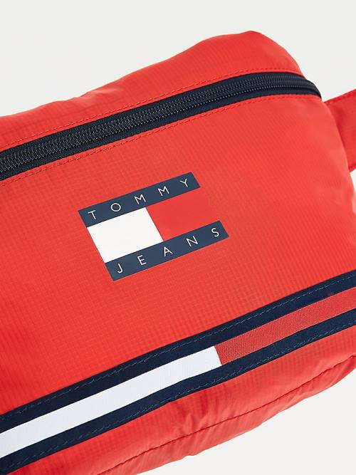 Tommy Hilfiger Packable Poncho Bum Ženske Torbice Rdeča | TH987QND