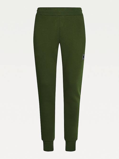 Tommy Hilfiger Peached Fleece Joggers Moški Hlače Zelena | TH025IXP