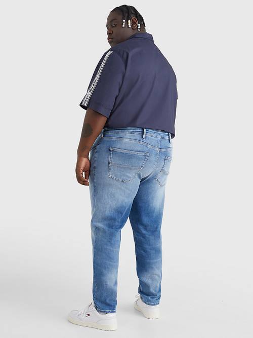 Tommy Hilfiger Plus Scanton Slim Moški Kavbojke Denim | TH143UQM