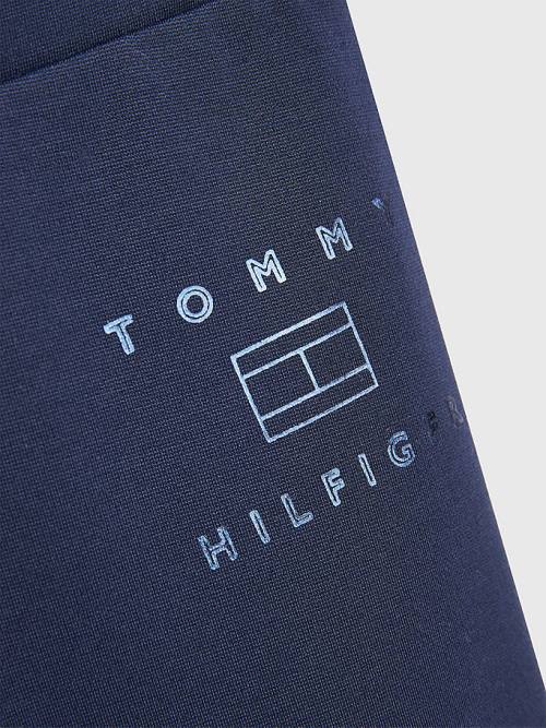 Tommy Hilfiger Ponti di Roma Leggings Dekleta Hlače Modra | TH481EPG