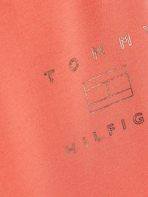 Tommy Hilfiger Ponti di Roma Leggings Dekleta Hlače Oranžna | TH496QAN