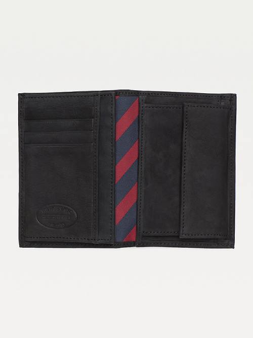 Tommy Hilfiger Portrait Trifold Moški Denarnice Črna | TH562QER